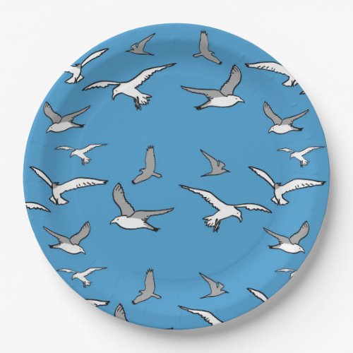Birds _ a Flock of Seagulls Paper Plates
