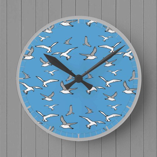 Birds _ a Flock of Seagulls Round Clock