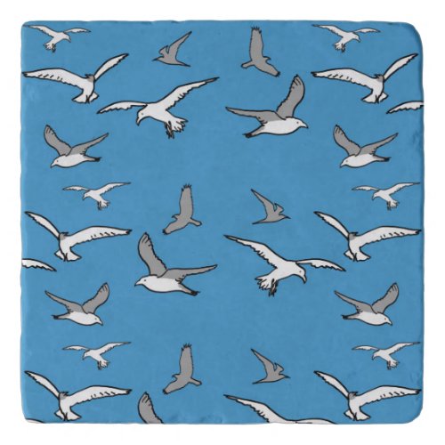 Birds _ a Flock of Seagulls Trivet