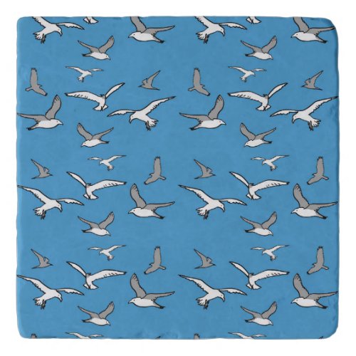 Birds _ a Flock of Seagulls Trivet