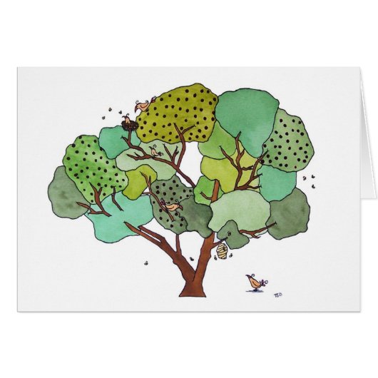 Birds and Bees, Blank Cards (Front Horizontal)