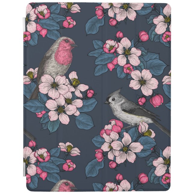 Birds and Blossoms iPad Smart Cover (Front)