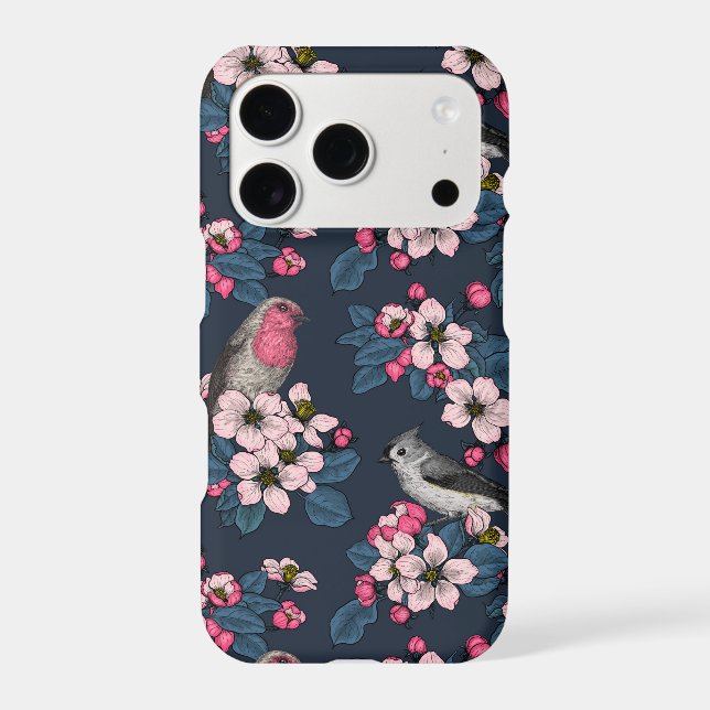 Birds and Blossoms iPhone Case (Back)
