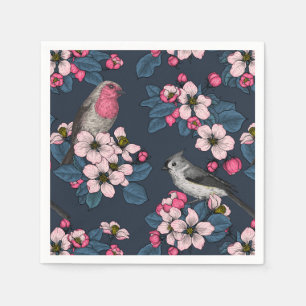 Birds and Blossoms Napkins