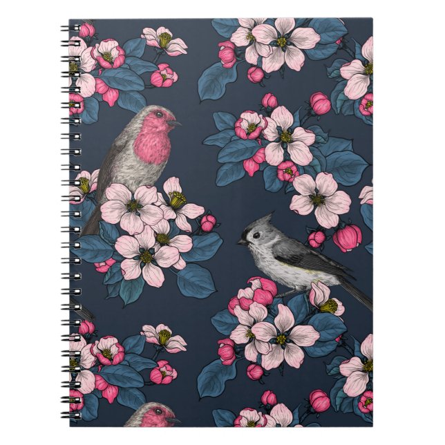 Birds and Blossoms Notebook (Front)