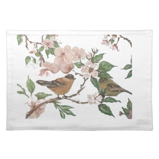 Birds and Blossoms Placemat (Front)