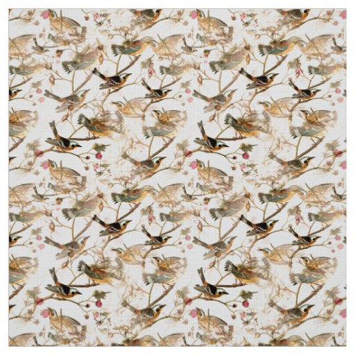 Birds and Branches Fabric