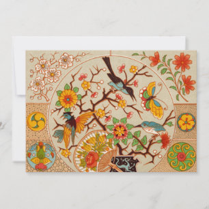 Birds and Butterflies Invitation