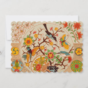 Birds and Butterflies Invitation