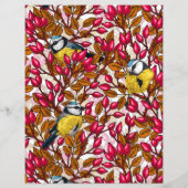 Birds and dog rose hips (Back)