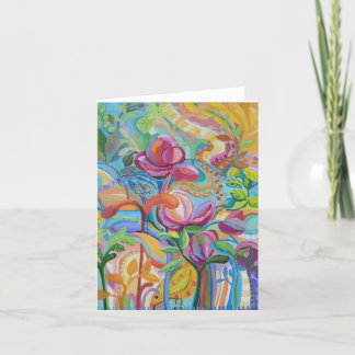 Birds and flowers announcement