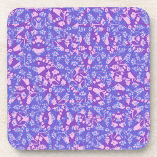 Birds And Flowers Beverage Coaster