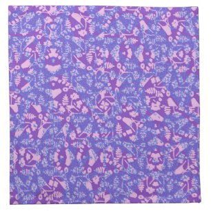 Birds And Flowers Cloth Napkin