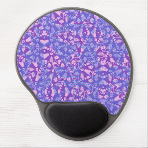 Birds And Flowers Gel Mouse Pad