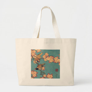 Travel Tote Bag - Japanese Cherry Blossoms & Mt. Fuji - SierrasFavorite