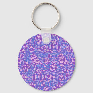 Birds And Flowers Keychain