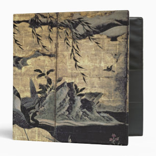 Birds and Flowers of the Four Seasons 3 Ring Binder