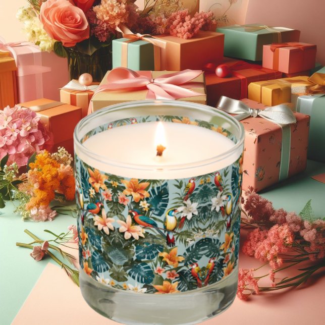 Birds and Flowers on The Tree Scented Candle (Creator Uploaded)