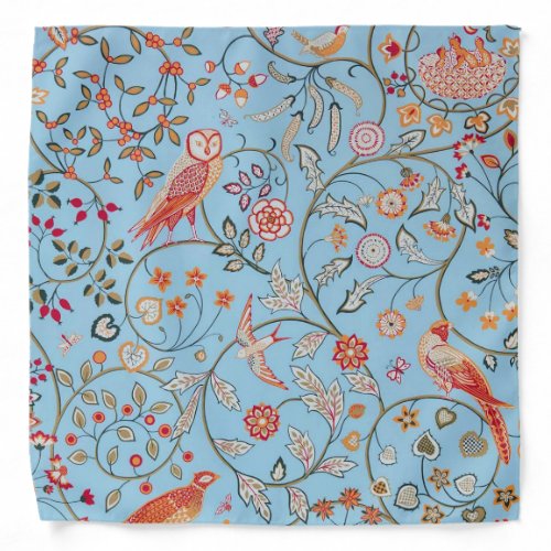 Birds and Flowers William Morris Bandana