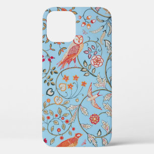 Birds and Flowers, William Morris iPhone 12 Case