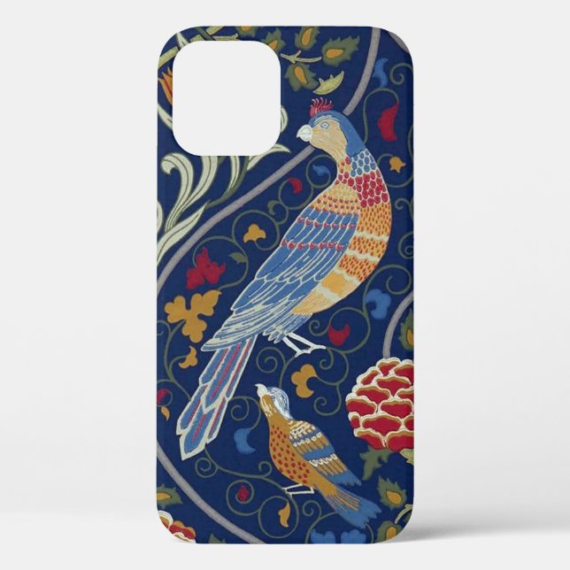 Birds and Flowers, William Morris Case-Mate iPhone Case (Back)
