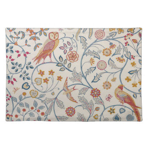 Birds and Flowers, William Morris Cloth Placemat