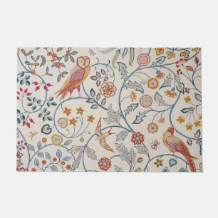 Birds and Flowers, William Morris Doormat