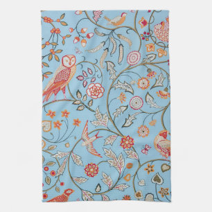Birds and Flowers, William Morris Kitchen Towel