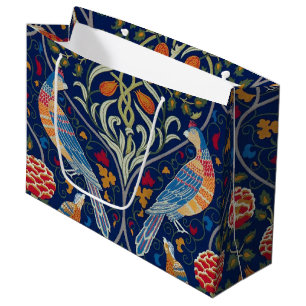 Birds and Flowers, William Morris Large Gift Bag