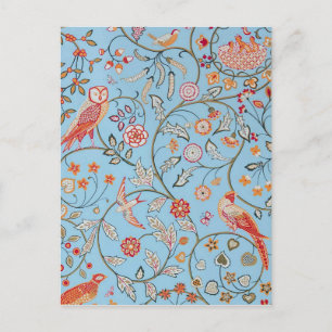 Birds and Flowers, William Morris Postcard