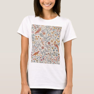 Birds and Flowers, William Morris T-Shirt