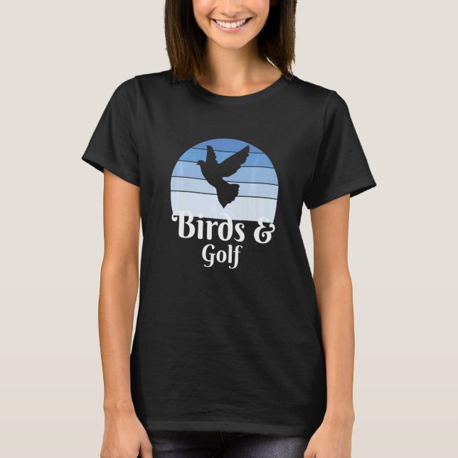 Birds And Golf   T-Shirt (Front)
