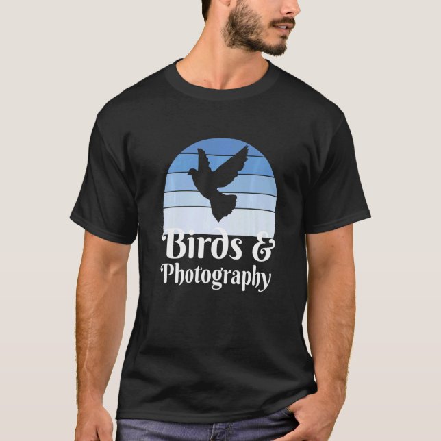 Birds And Photography T-Shirt (Front)