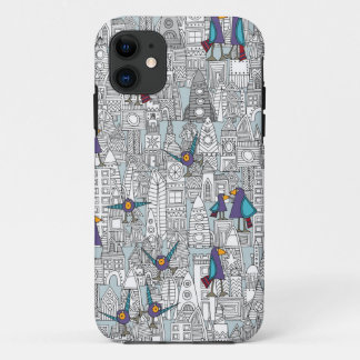 birds and rockets iPhone 11 case