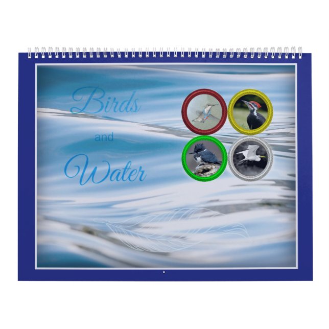 Birds and Water (Large Sized) Calendar (Cover)