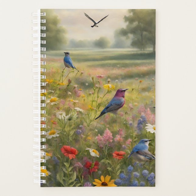 Birds and Wildflowers in the Country Planner (Front)