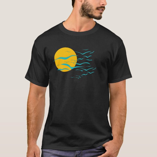 Birds Andhe Sun Active Classic gift T-Shirt (Front)