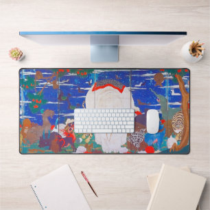 Birds, Animals, and Flowering Plants(Right)Jakuchu Desk Mat