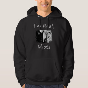 Birds Are Definitely Real Parody Angry Eagle Hoodie