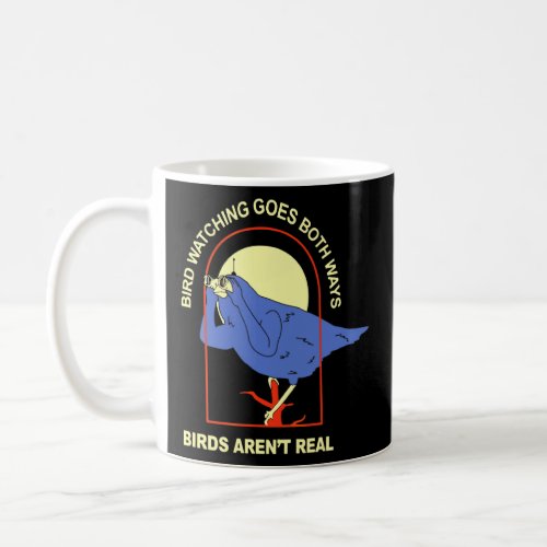 Birds Are Not Real  Retro  Bird Watching Spies  Coffee Mug