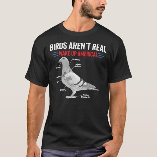 Birds Arent Real Wake Up America Classic T_Shirt