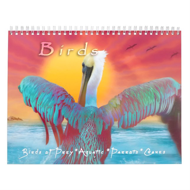 BIRDS ART #1 CALENDAR (Cover)