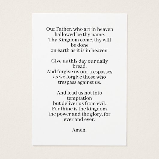 Birds At Sunrise Photo Mini Prayer Card (Back)