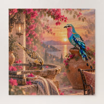 Birds at Sunset Jigsaw Puzzle