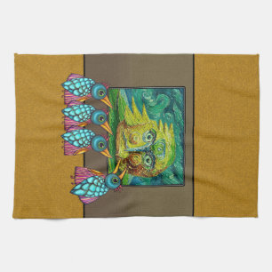 Birds At the Gallery Kitchen Towel