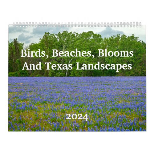 Birds Beaches Blooms And Texas Landscapes 2024 Calendar