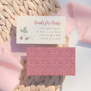 Birds & Berries Nesting Party Books for Baby Enclosure Card
