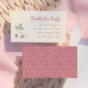 Birds & Berries Nesting Party Books for Baby Enclosure Card