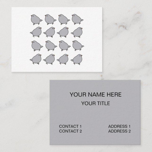 Birds Bird Business Card (Front/Back)