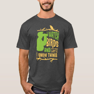 Birds Bird Lover Watch Birds Gift Idea Birthday vi T-Shirt
